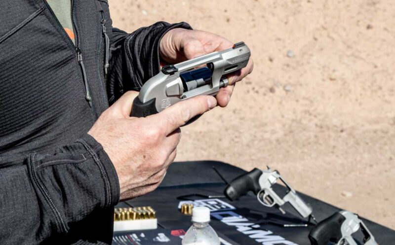 More rounds than typical small-frame revolvers—without added bulk.