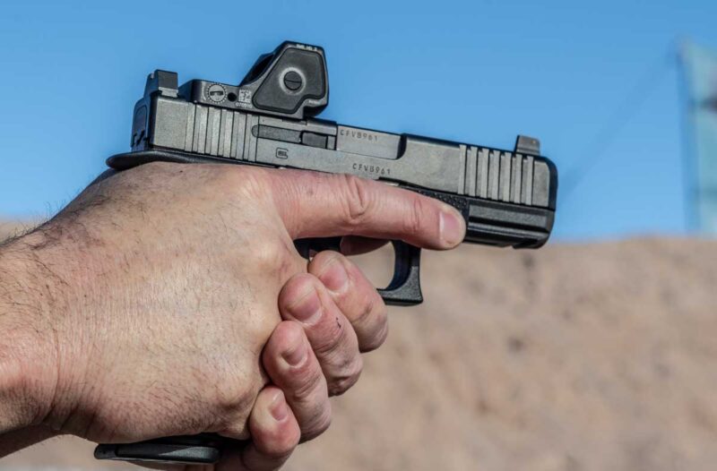 Flat trigger. Enhanced grip. Optics-ready.