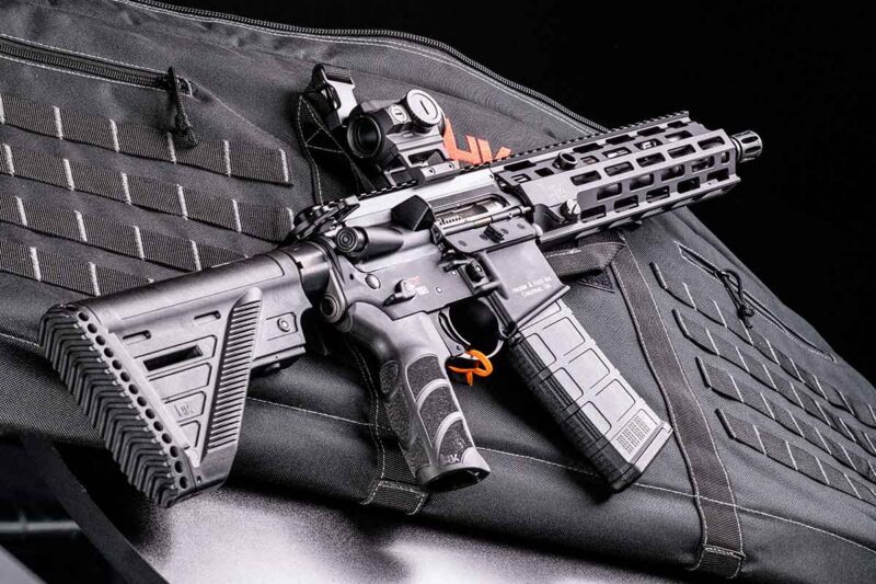 H&K MR556 A4 available configurations include 16-inch rifle and 11-inch pistol or SBR configuration
