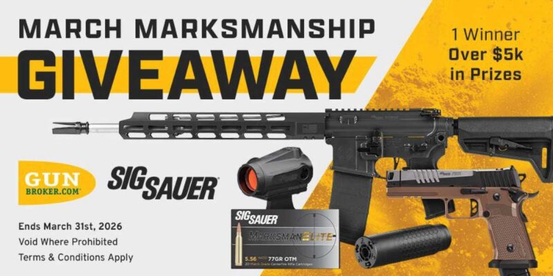 March 2026 SIG SAUER Giveaway