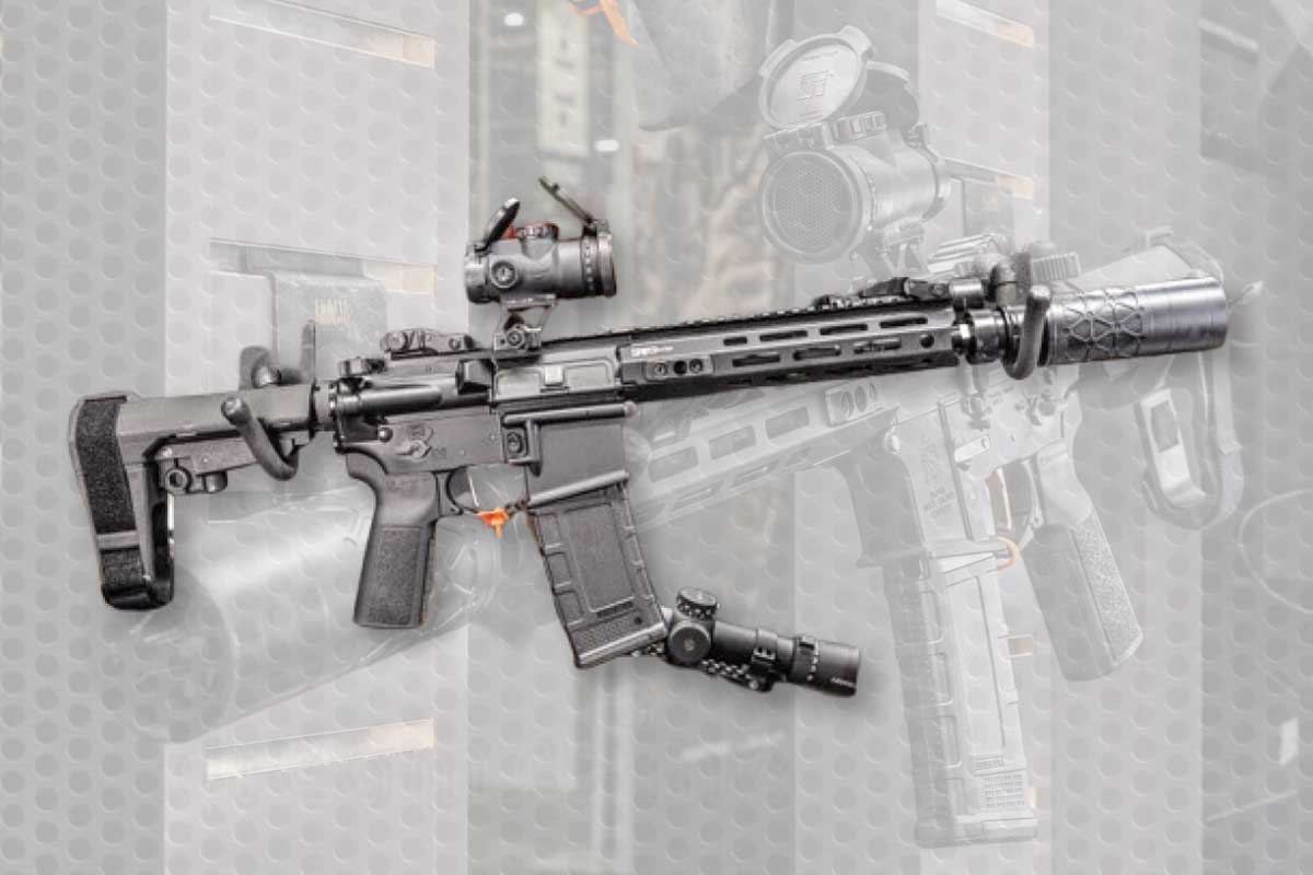 Springfield Armory SAINT Victor .300 BLK pistol features a compact 9.5-inch barrel built for maneuverability and power.