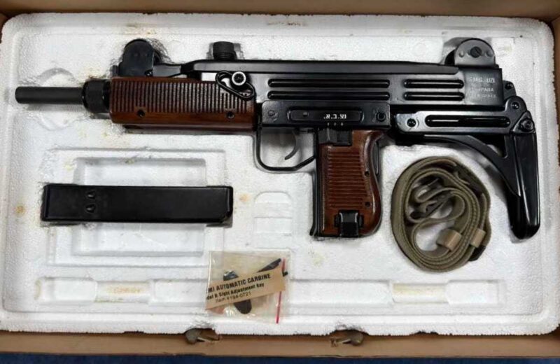 Gunbroker Item #1153855972, Converted SMG Spec Israel Uzi with Hebrew and Box Sold For $21,500.00 on 3/11/2026