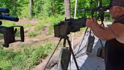 Browning 1919 Belf Fed Machine Gun W- MG42 Tripod-RangeToys 24 Auction # 1147888985