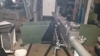 Browning 1919 Belt Fed Machine Gun 7.62 NATO W- MG42 Tripod-RangeToys 57 Auction # 1147911311