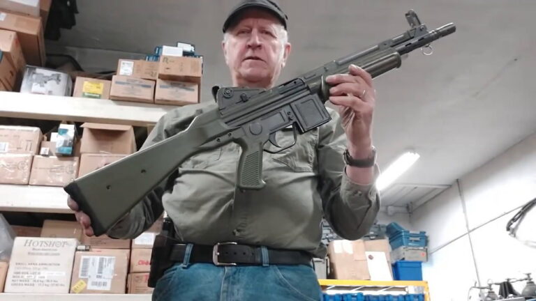 CETME-L 5.56x45 NATO OD Green Spanish Machine Gun-RangeToys 72 Auction # 1147931611