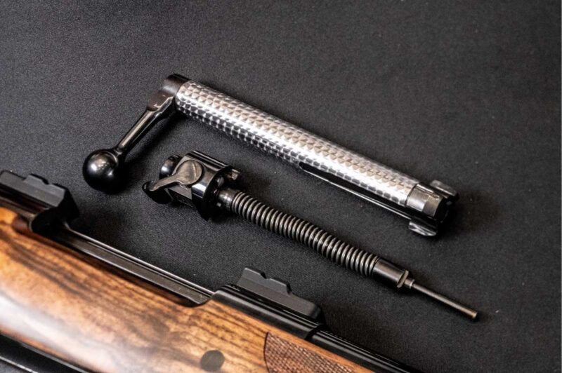 Cooper Rifle 5200 bolt-action system featuring a forged three-lug bolt and 60-degree throw.