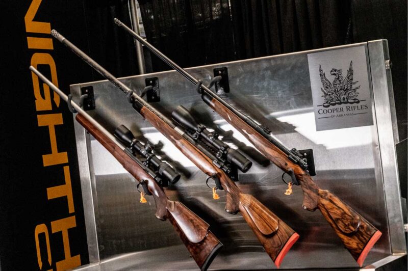 Side profile of the new Cooper Rifles of Arkansas Model 5200 chambered for magnum calibers.