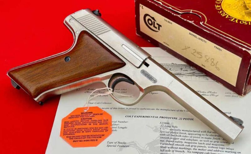 One-of-a-Kind Colt Experimental Prototype .22 LR Pistol