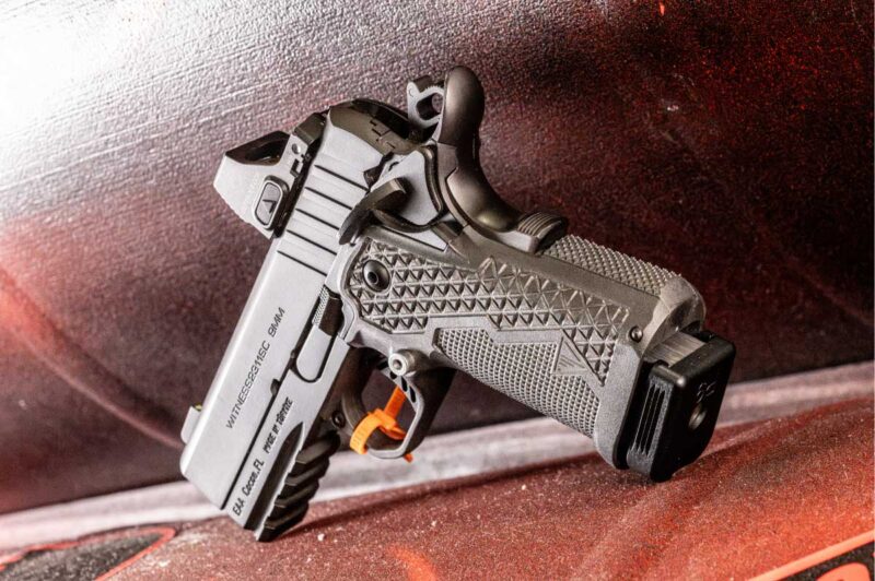 EAA CMXXX blends 1911-inspired handling with advanced ergonomics and full-capacity 9mm performance.