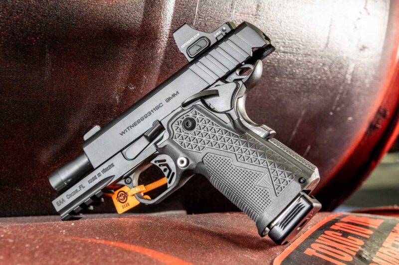 EAA CMXXX features a slim true 9mm double-stack frame with enhanced ergonomics and 17+1 capacity.