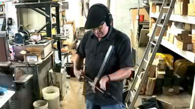 Lanchester MK1 9mm Submachine Gun W- 50rd Mag & Bayonet-RangeToys 120 Auction # 1147992019