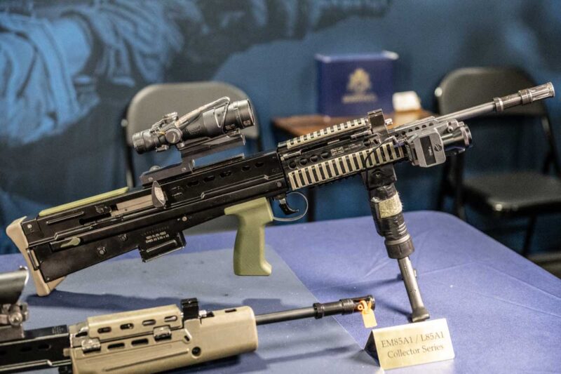 Built in Pennsylvania, these SA80 rifles are remanufactured with authentic one-to-one detail.