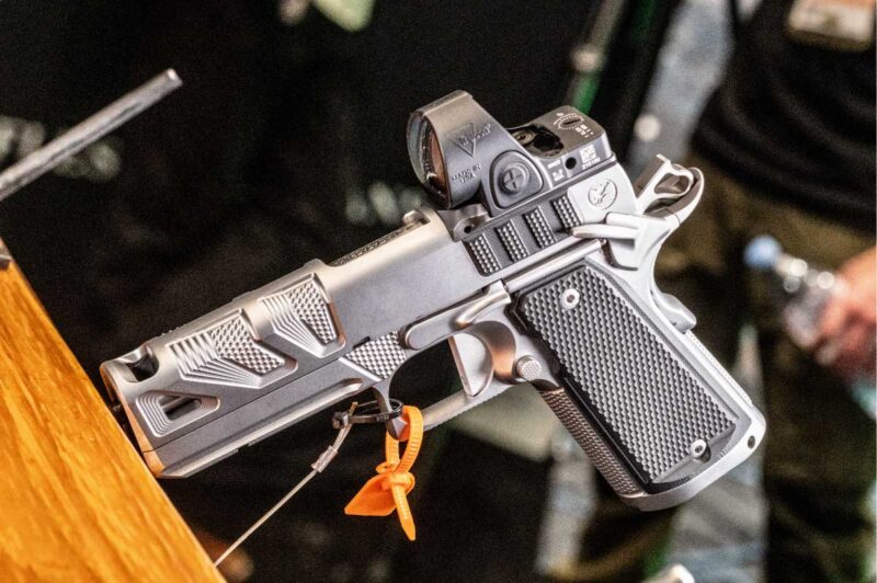 The optics-ready Alpha Hawk delivers a clean snag-free slide design built for modern red dot performance.