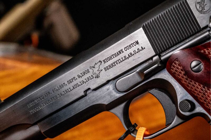 Stainless match-grade barrel on the GI Plus delivers enhanced accuracy and premium custom styling