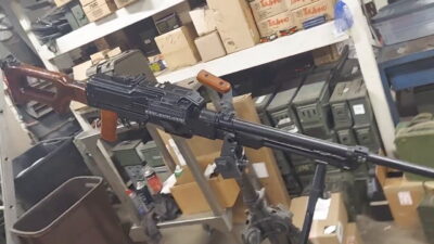 PKM 7.62x54r Belt Fed Machine Gun-RangeToys 143 Auction # 1147905868
