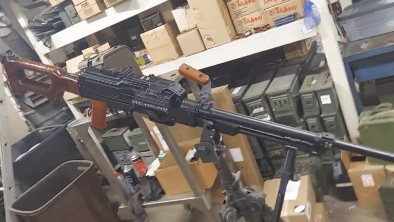 PKM 7.62x54r Belt Fed Machine Gun-RangeToys 143 Auction # 1147905868