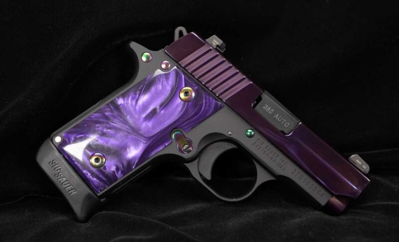 SIG Sauer P238 PSP Purple Pearlite .380 ACP