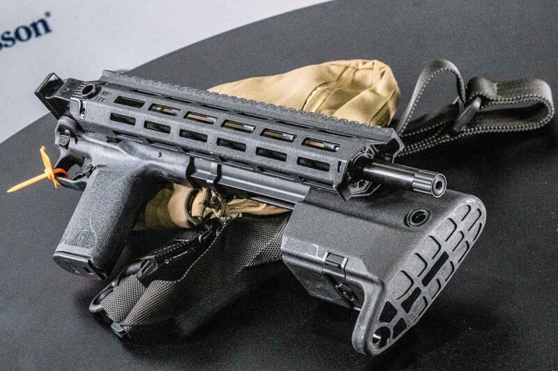 The biggest update to the S&W M&P FPC lineup is the addition of 5.7x28mm chambering, but continued focus on compact folding design