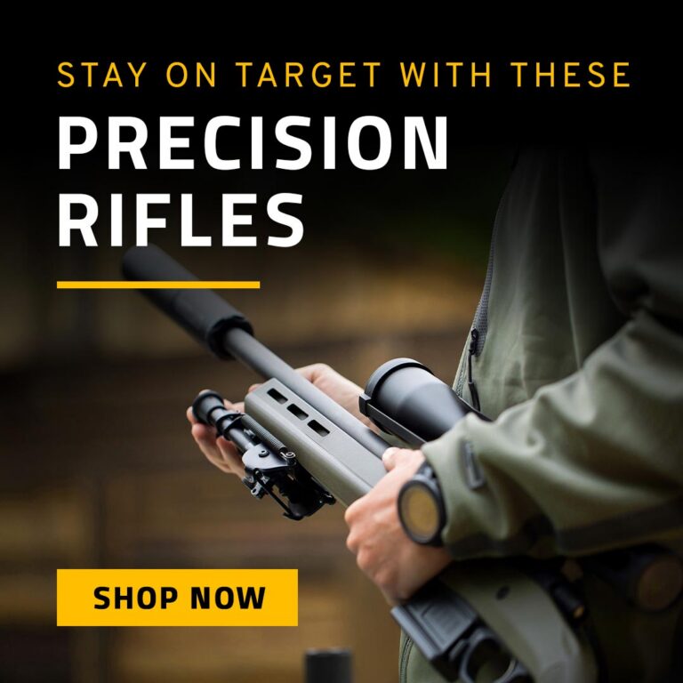 Stay on target with these precision rifles