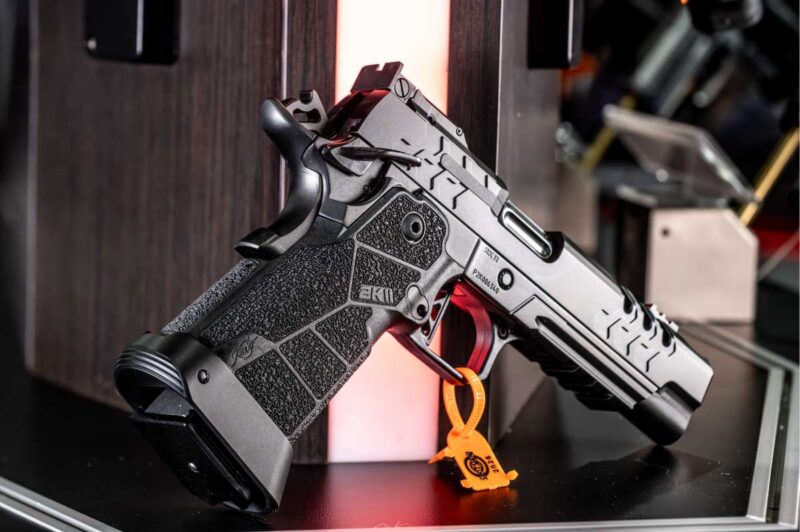 Kimber equips the 2K11 Comp with a Stan Chen magwell for faster competition-style reloads.