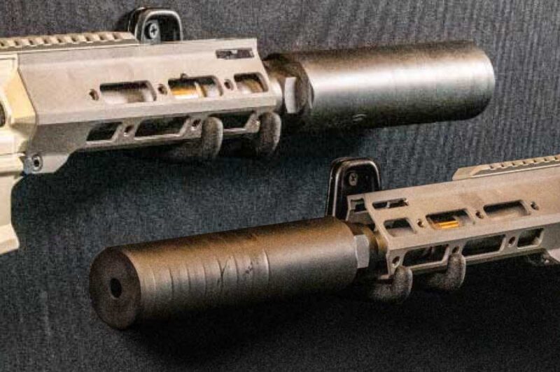 The Boombox ships factory-equipped with a Q Cherry Bomb muzzle device for suppressor compatibility and optimized gas performance.`