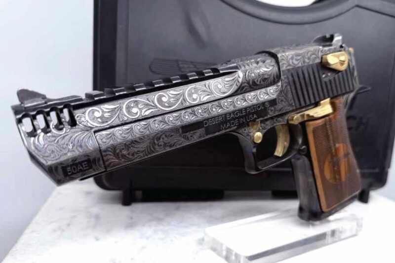 Desert Eagle .50 AE 24K Gold Engraved Edition