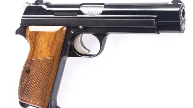 SIG P210-1 1970 Swiss Pistol 9mm w/Original Box & Two Mags