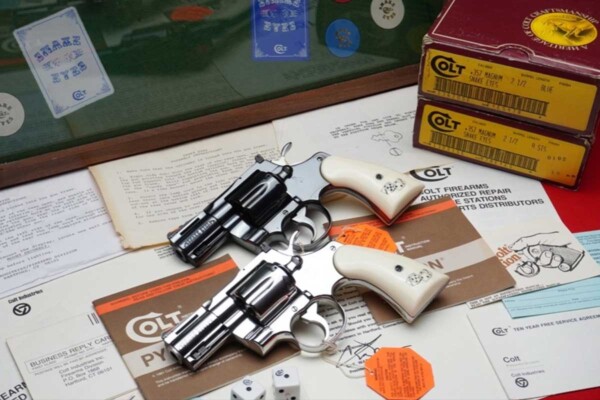 Colt-Python-Snake-Eyes-Set-478 Top 22 Most Expensive Guns Sold on GunBroker - August 2023